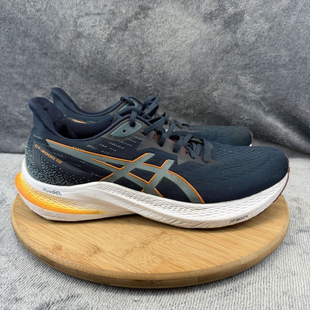 ASICS GT-2000 12 Shoes Mens Size 11 Blue Running Athletic Sneakers 1011B691
